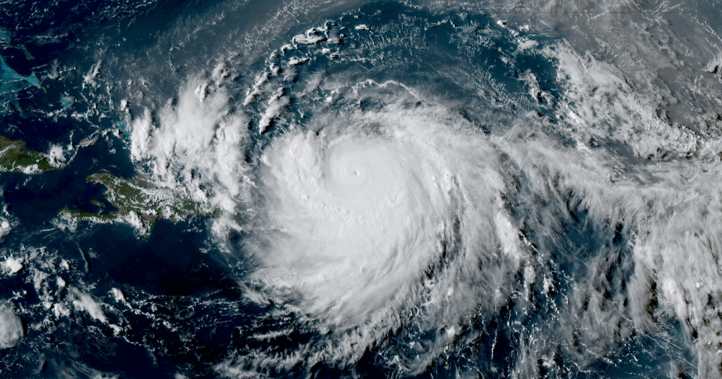 Hurricane Erin, an example an extreme weather event that will become more common.