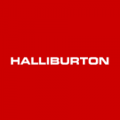 halliburton Halliburton logo, consisting of the words Halliburton in white sans serif capitals on a red background.